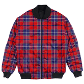 Clan Wishart Dress Tartan Bomber Jacket HK48 Wishart Dress Tartan Tartan Bomber Jacket