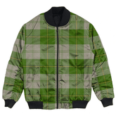 Clan Cunningham Dress Green Dancers Tartan Bomber Jacket ME83 Cunningham Dress Green Dancers Tartan Tartan Bomber Jacket