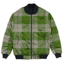 Clan Cunningham Dress Green Dancers Tartan Bomber Jacket ME83 Cunningham Dress Green Dancers Tartan Tartan Bomber Jacket