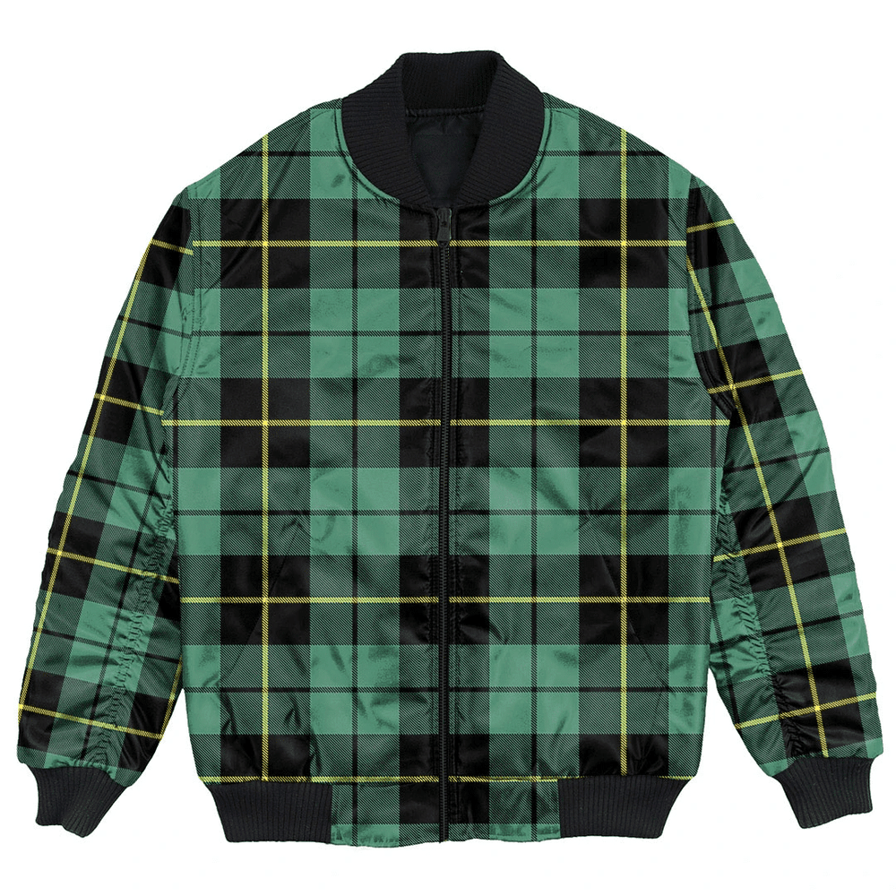 Clan Wallace Hunting Ancient Tartan Bomber Jacket AY20 Wallace Hunting Ancient Tartan Tartan Bomber Jacket