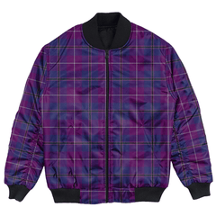 Clan Pride of Glencoe Tartan Bomber Jacket SW75 Pride of Glencoe Tartan Tartan Bomber Jacket