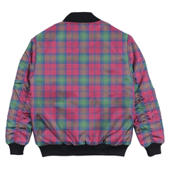 Clan Lindsay Ancient Tartan Bomber Jacket AB60 Lindsay Ancient Tartan Tartan Bomber Jacket