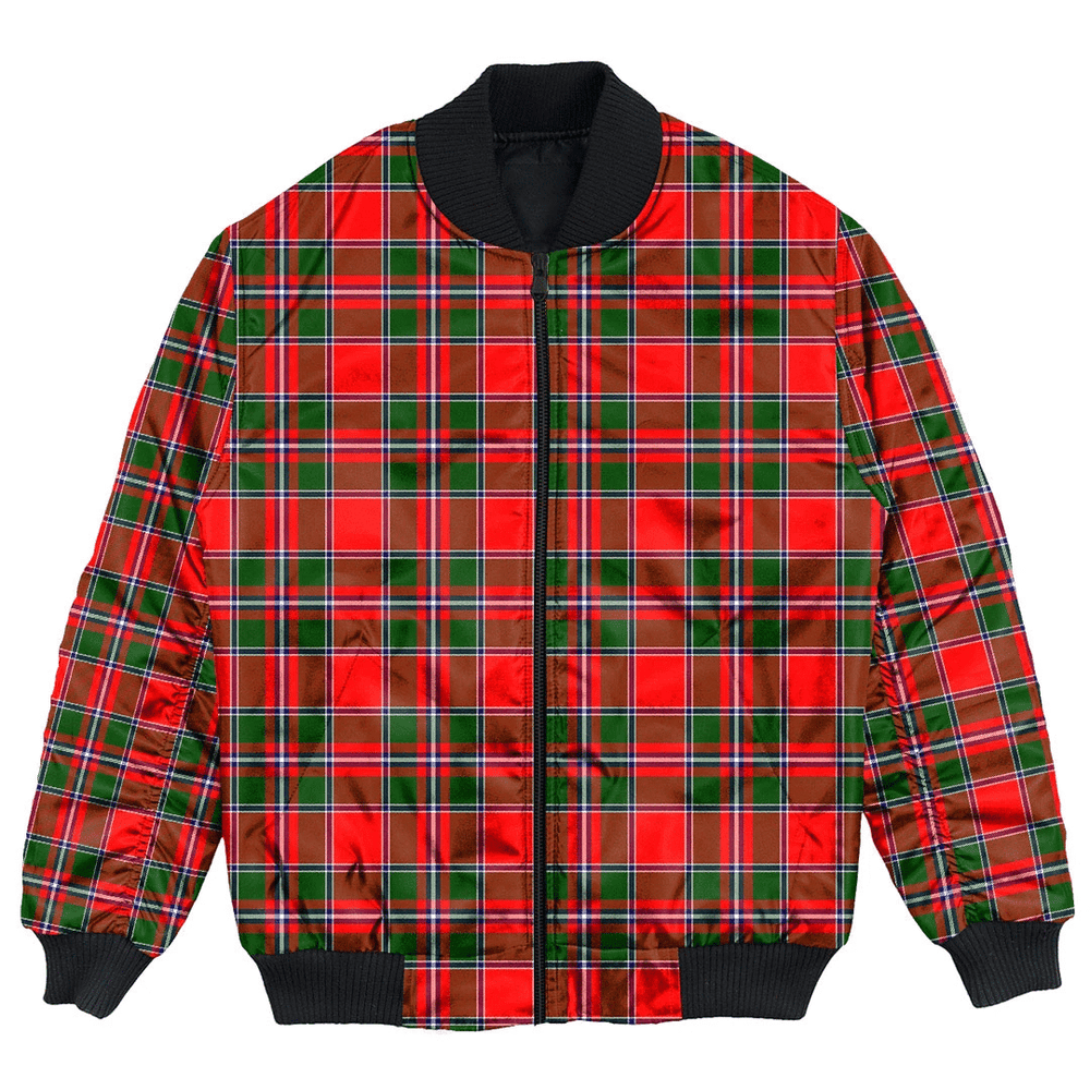 Clan Spens Modern Tartan Bomber Jacket RL30 Spens Modern Tartan Tartan Bomber Jacket