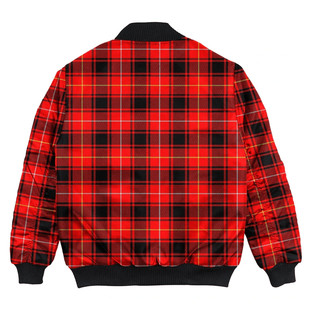 Clan MacIver Modern Tartan Bomber Jacket ZP66 MacIver Modern Tartan Tartan Bomber Jacket