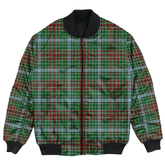 Clan Gayre Tartan Bomber Jacket OL23 Gayre Tartan Tartan Bomber Jacket