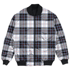 Clan MacRae Dress Modern Tartan Bomber Jacket MH86 MacRae Dress Modern Tartan Tartan Bomber Jacket