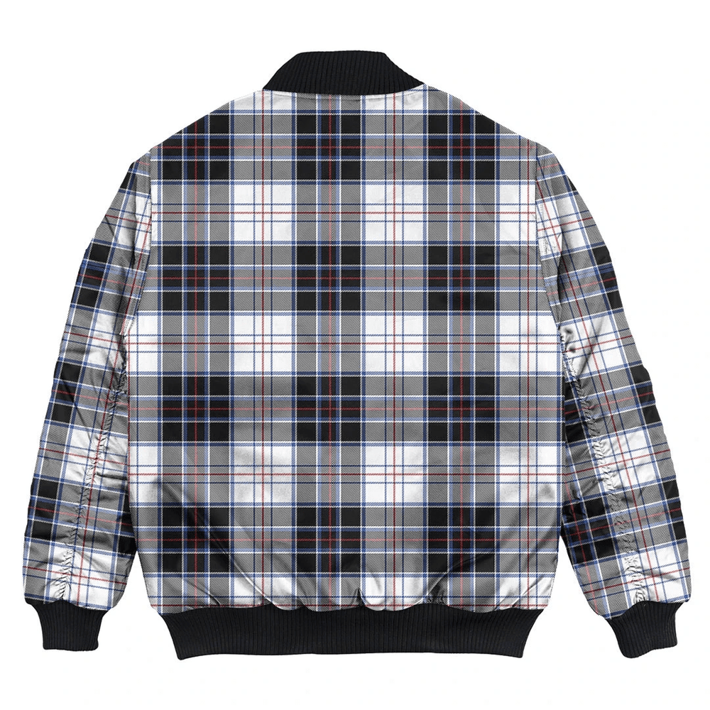Clan MacRae Dress Modern Tartan Bomber Jacket MH86 MacRae Dress Modern Tartan Tartan Bomber Jacket