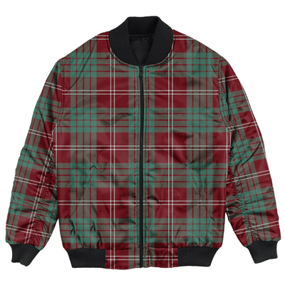 Clan Crawford Modern Tartan Bomber Jacket