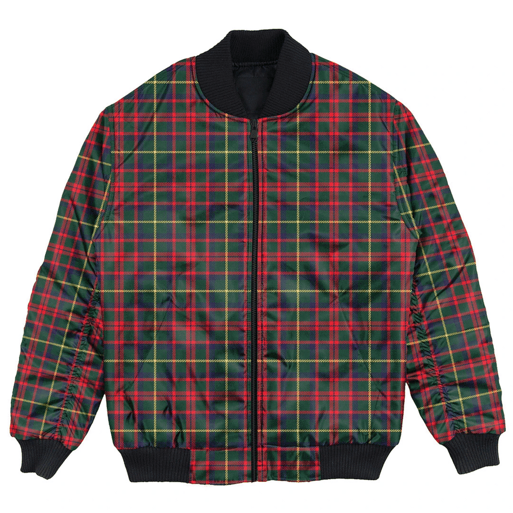 Clan MacKintosh Hunting Modern Tartan Bomber Jacket TN58 MacKintosh Hunting Modern Tartan Tartan Bomber Jacket
