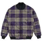 Clan Cunningham Dress Blue Dancers Tartan Bomber Jacket PE79 Cunningham Dress Blue Dancers Tartan Tartan Bomber Jacket