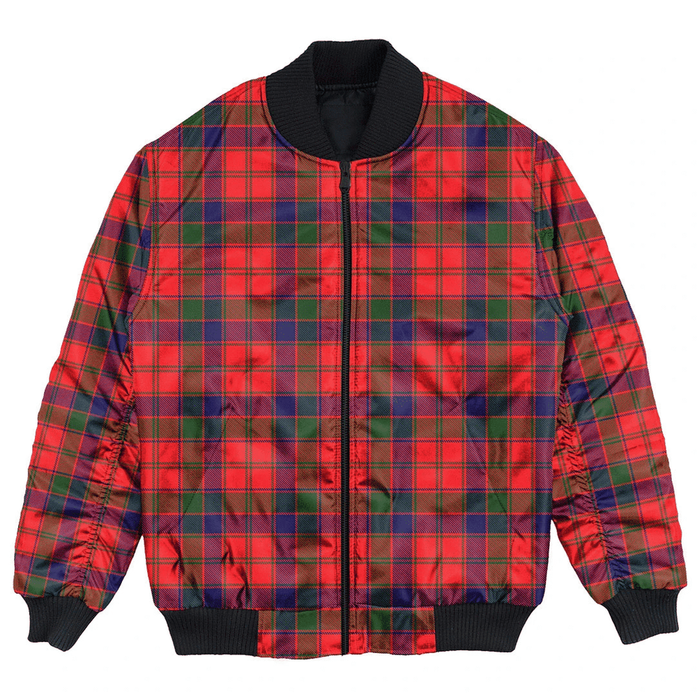 Clan Robertson Modern Tartan Bomber Jacket YL78 Robertson Modern Tartan Tartan Bomber Jacket
