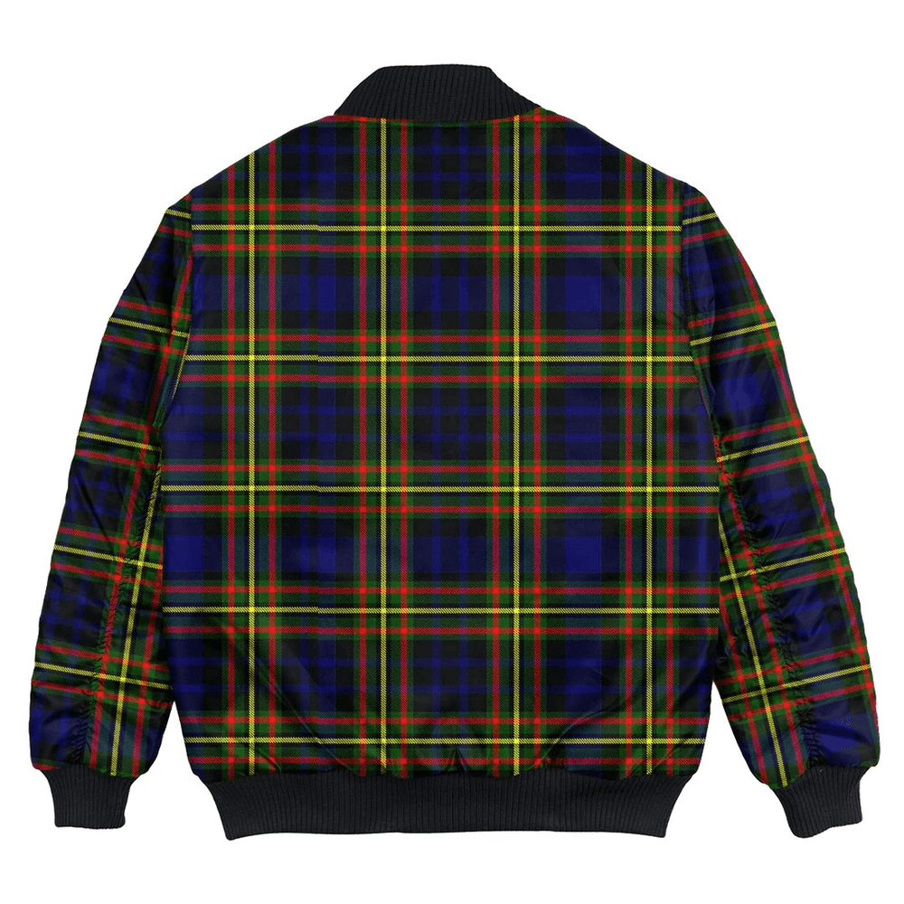 Clan MacLellan Modern Tartan Bomber Jacket BE27 MacLellan Modern Tartan Tartan Bomber Jacket