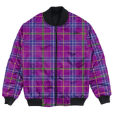 Clan Jackson Tartan Bomber Jacket MW28 Jackson Tartan Tartan Bomber Jacket