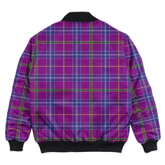 Clan Jackson Tartan Bomber Jacket MW28 Jackson Tartan Tartan Bomber Jacket