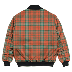 Clan Scott Ancient Tartan Bomber Jacket CT12 Clan Scott (Scott Tartan) Tartan Bomber Jacket