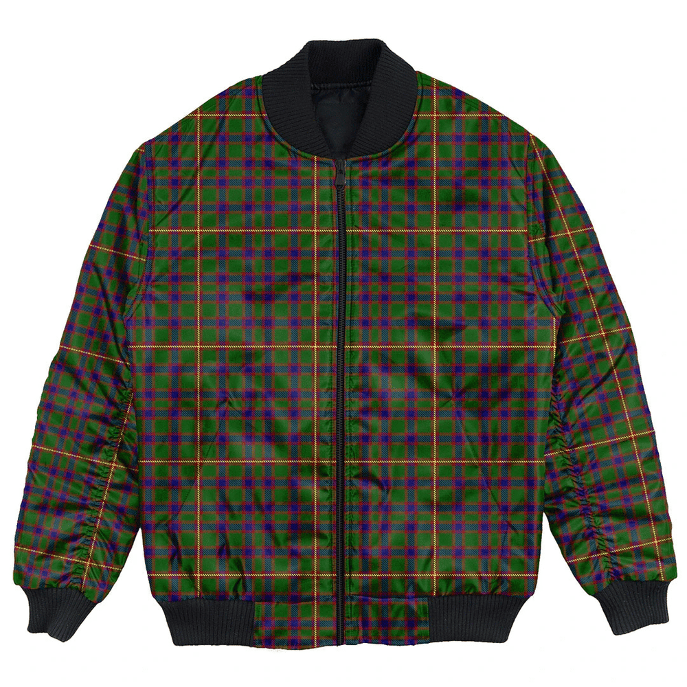 Clan Hall Tartan Bomber Jacket XX98 Clan Hall (Hall Tartan) Tartan Bomber Jacket