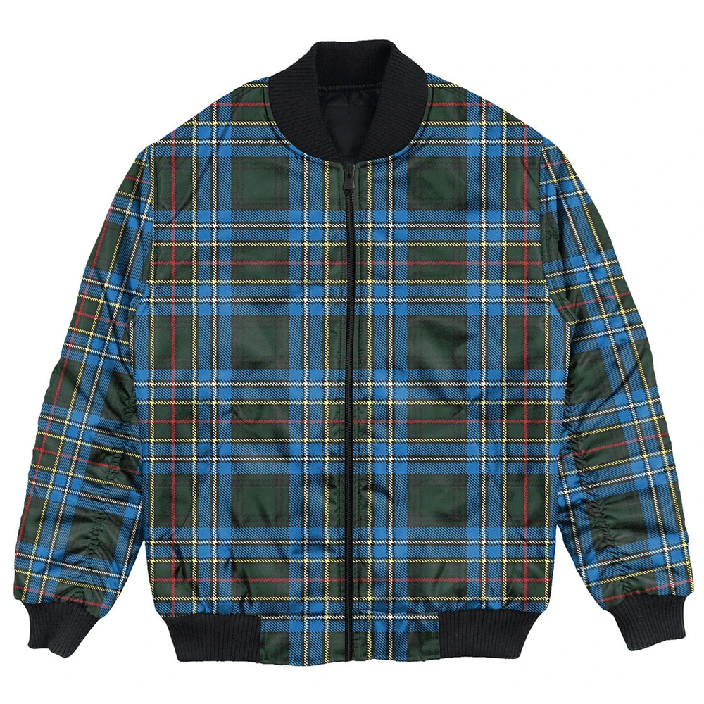 Clan Cockburn Modern Tartan Bomber Jacket XL33 Cockburn Modern Tartan Tartan Bomber Jacket