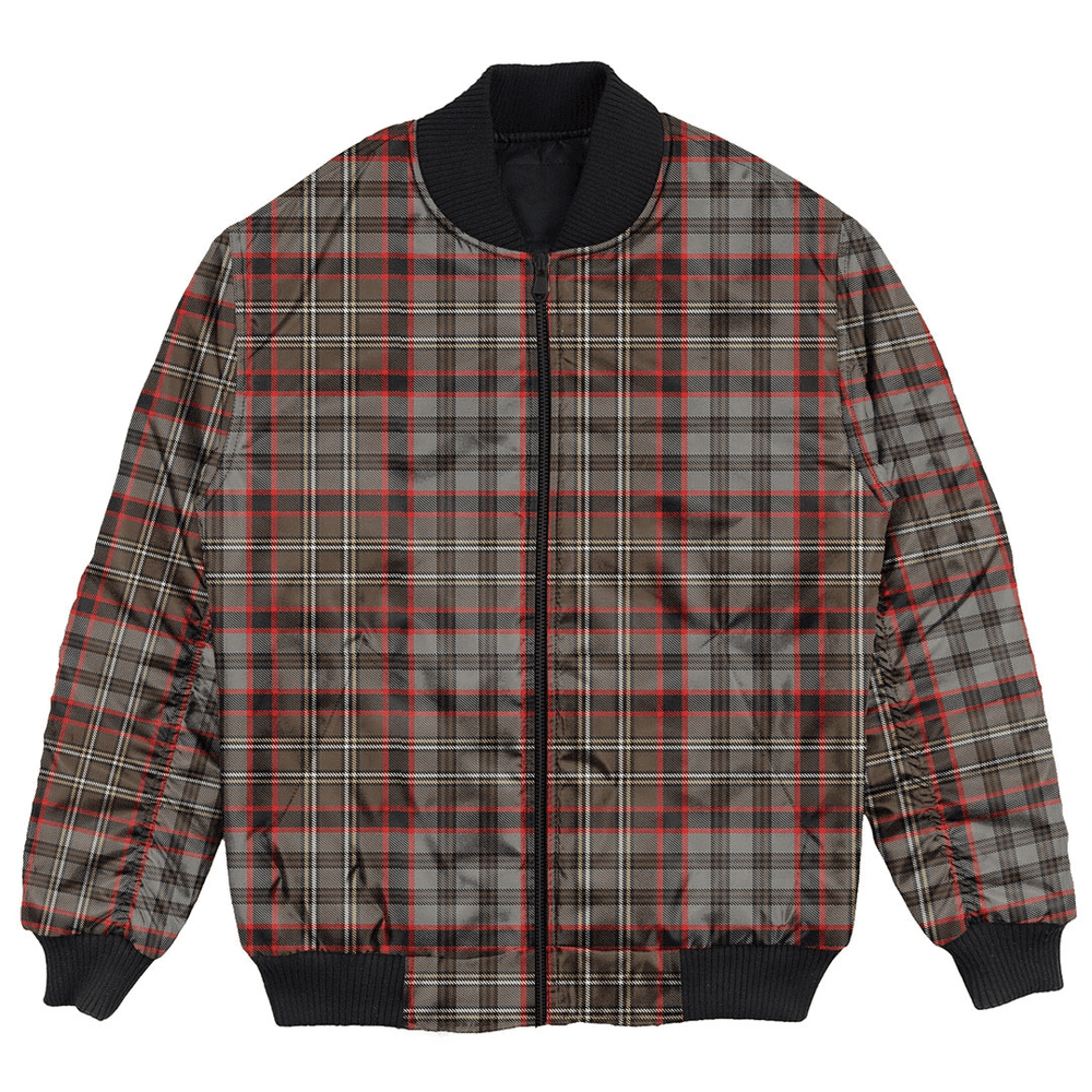 Clan Nicolson Hunting Weathered Tartan Bomber Jacket YO25 Nicolson Hunting Weathered Tartan Tartan Bomber Jacket