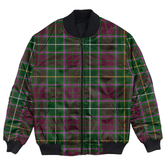 Clan Crosbie Tartan Bomber Jacket IU99 Crosbie Tartan Tartan Bomber Jacket