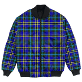 Clan Weir Modern Tartan Bomber Jacket BI77 Weir Modern Tartan Tartan Bomber Jacket