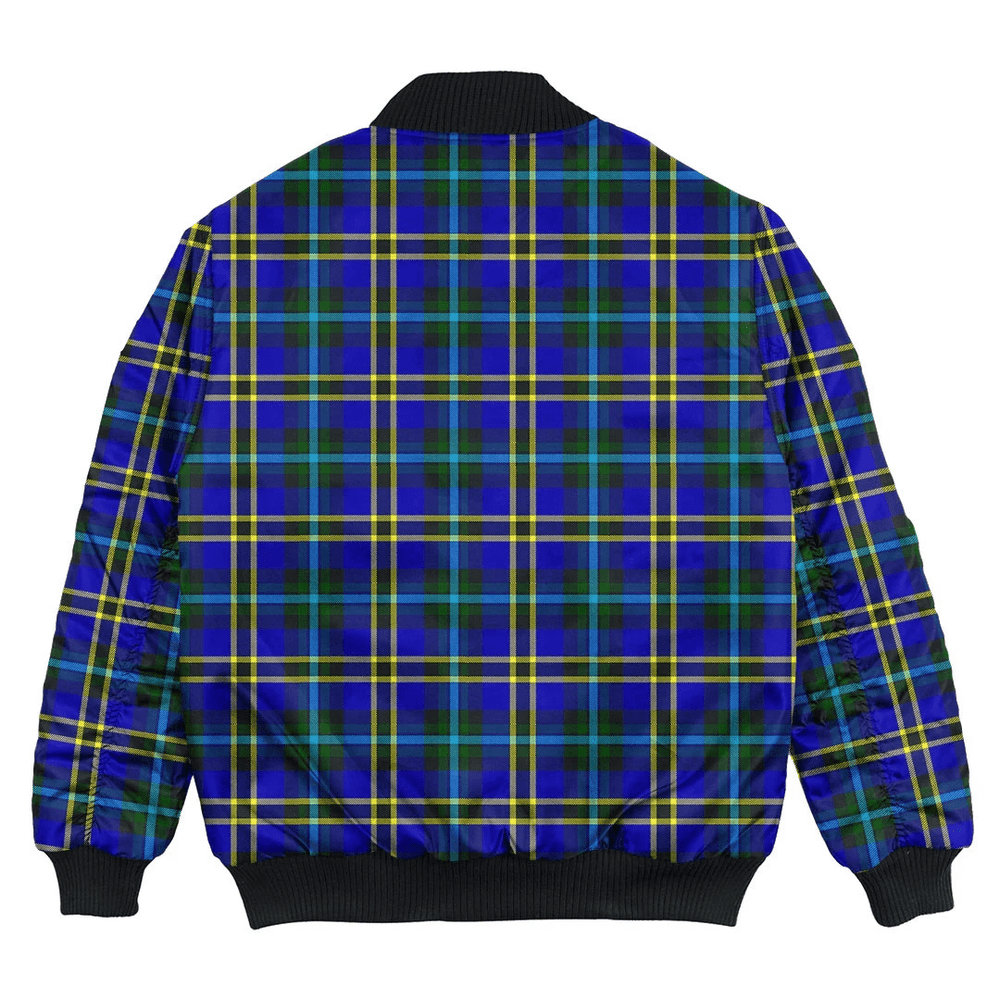 Clan Weir Modern Tartan Bomber Jacket BI77 Weir Modern Tartan Tartan Bomber Jacket