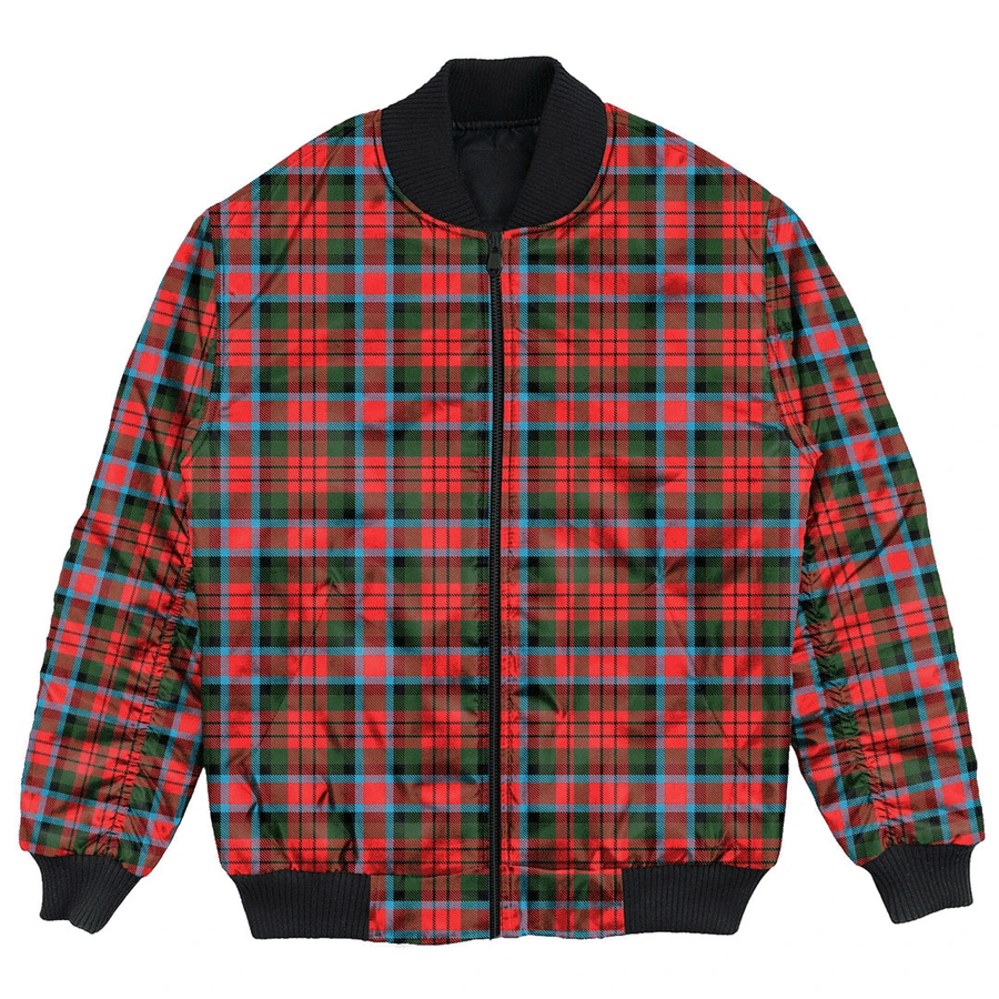 Clan MacDuff Modern Tartan Bomber Jacket RW82 MacDuff Modern Tartan Tartan Bomber Jacket
