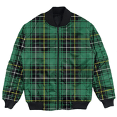 Clan MacAlpine Ancient Tartan Bomber Jacket KN57 MacAlpine Ancient Tartan Tartan Bomber Jacket