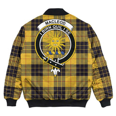 Clan MacLeod of Lewis Ancient Tartan Crest Bomber Jacket OW84 MacLeod of Lewis Ancient Tartan Tartan Bomber Jacket