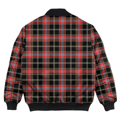 Clan Norwegian Night Tartan Bomber Jacket TR19 Norwegian Night Tartan Tartan Bomber Jacket