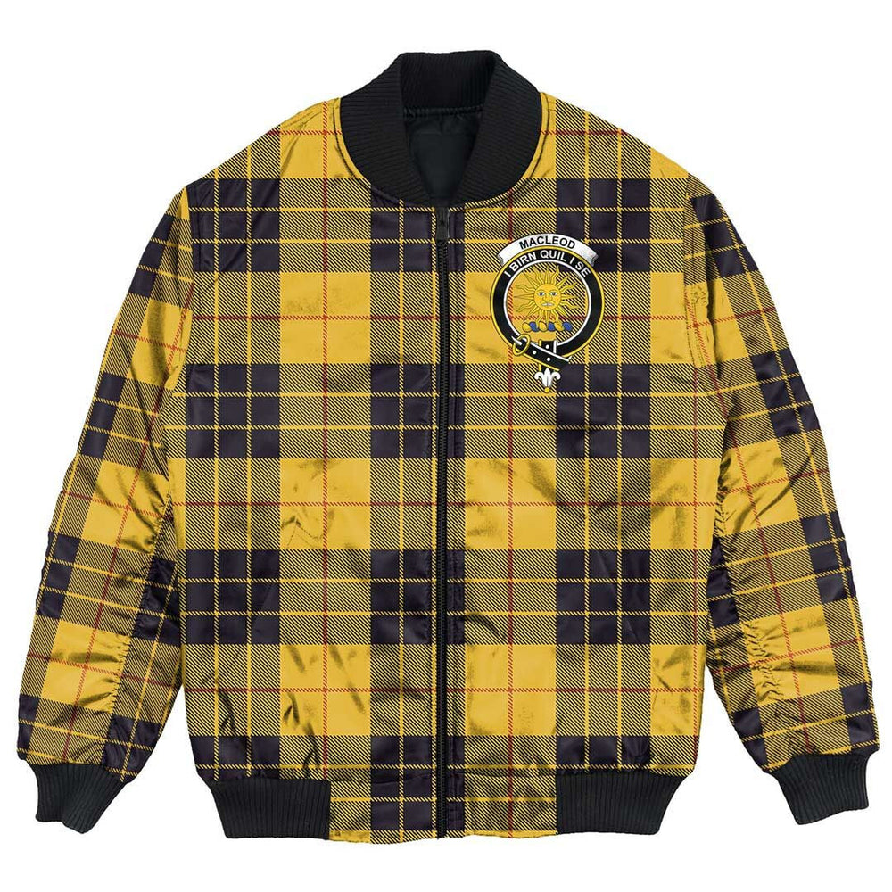Clan MacLeod of Lewis Ancient Tartan Crest Bomber Jacket OW84 MacLeod of Lewis Ancient Tartan Tartan Bomber Jacket