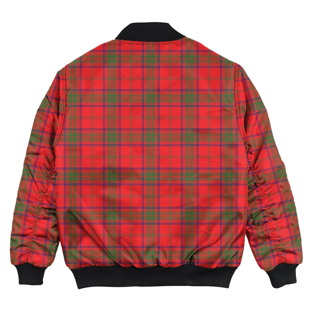 Clan Ross Modern Tartan Bomber Jacket XL61 Ross Modern Tartan Tartan Bomber Jacket