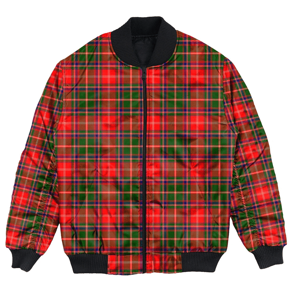 Clan Somerville Modern Tartan Bomber Jacket RJ67 Somerville Modern Tartan Tartan Bomber Jacket