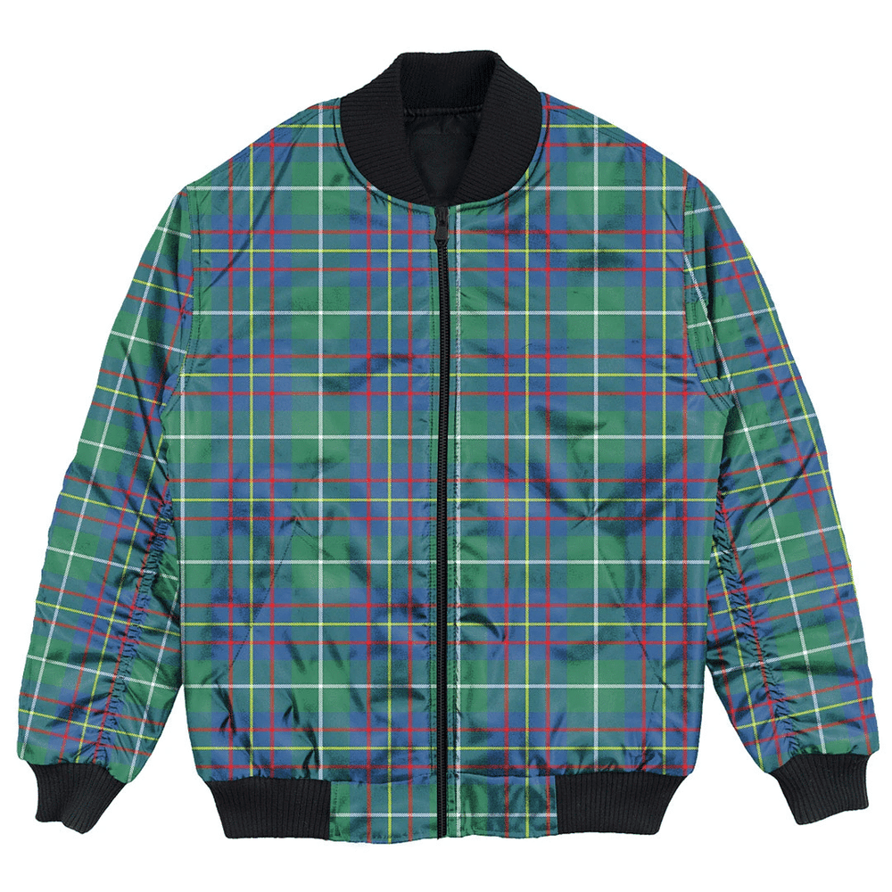 Clan Inglis Ancient Tartan Bomber Jacket GF26 Inglis Ancient Tartan Tartan Bomber Jacket