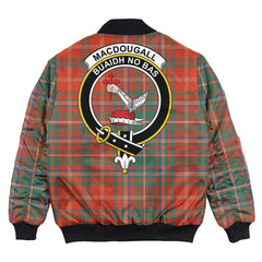 Clan MacDougall Ancient Tartan Crest Bomber Jacket WS78 MacDougall Ancient Tartan Tartan Bomber Jacket