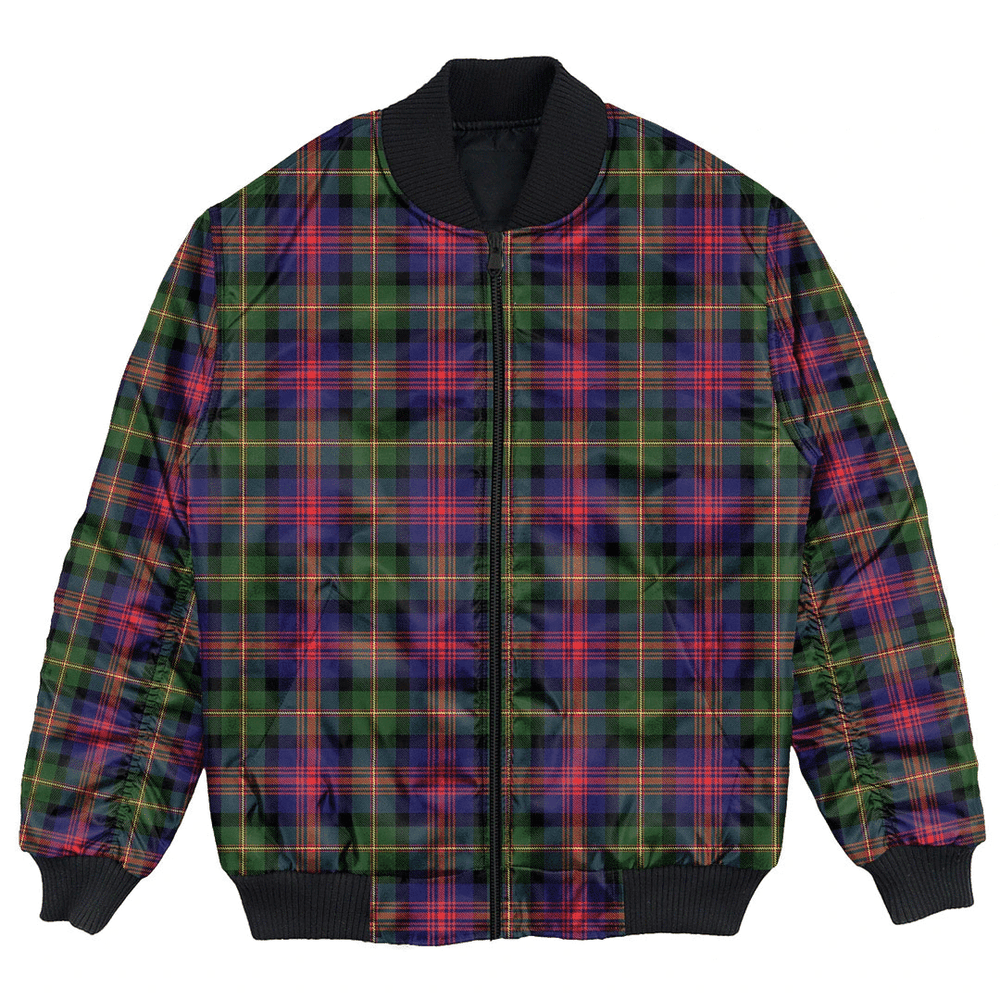 Clan Logan Modern Tartan Bomber Jacket OD79 Logan Modern Tartan Tartan Bomber Jacket