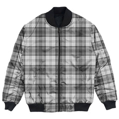 Clan Douglas Grey Modern Tartan Bomber Jacket YA38 Douglas Grey Modern Tartan Tartan Bomber Jacket