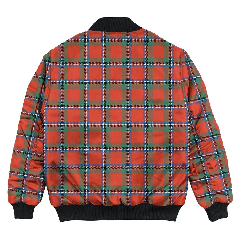 Clan Sinclair Ancient Tartan Bomber Jacket TT87 Sinclair Ancient Tartan Tartan Bomber Jacket