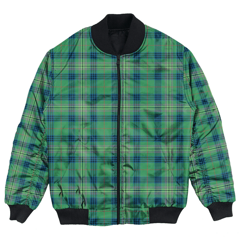 Clan Kennedy Ancient Tartan Bomber Jacket SK29 Kennedy Ancient Tartan Tartan Bomber Jacket
