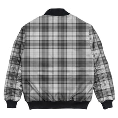 Clan Douglas Grey Modern Tartan Bomber Jacket YA38 Douglas Grey Modern Tartan Tartan Bomber Jacket