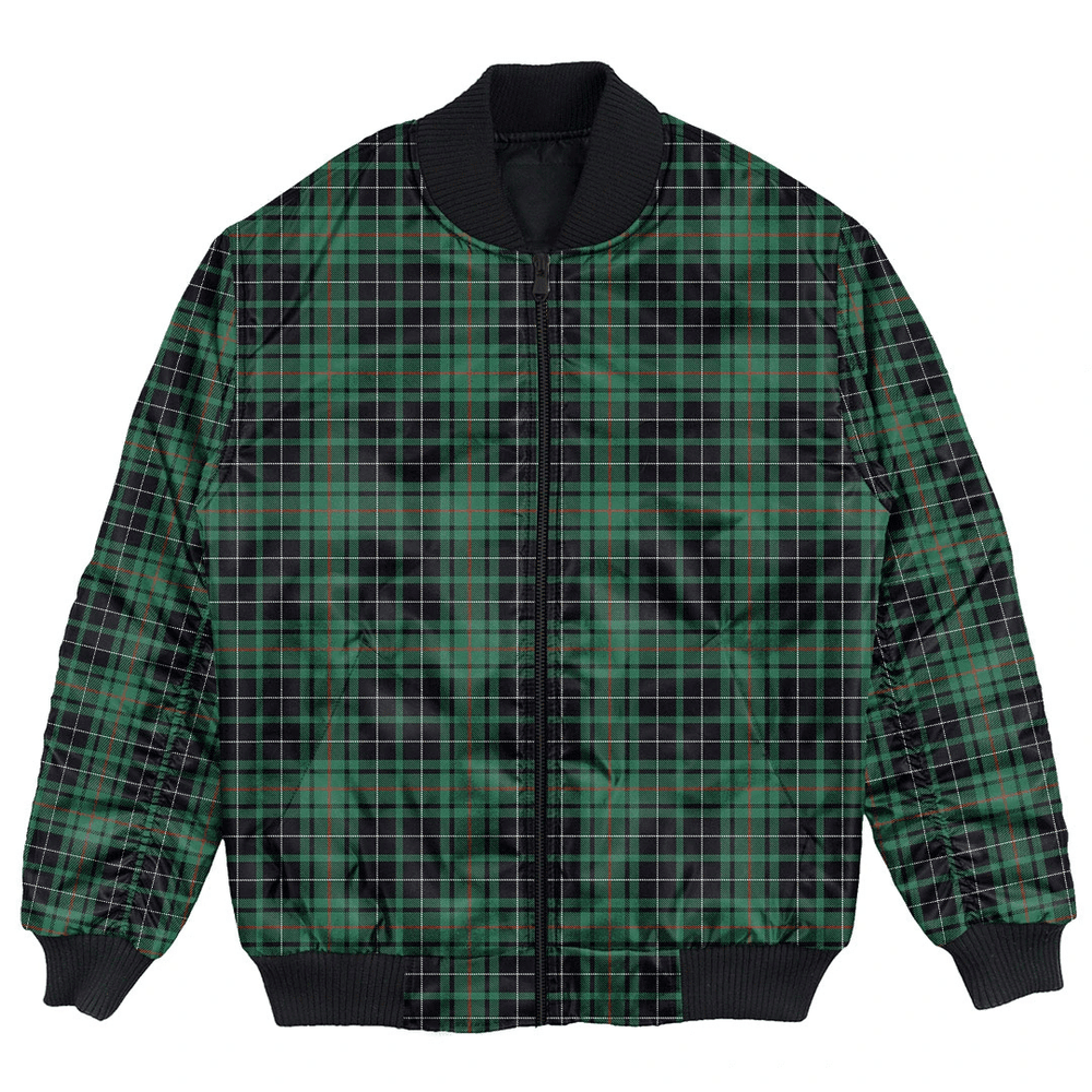 Clan MacAulay Hunting Ancient Tartan Bomber Jacket KP71 MacAulay Hunting Ancient Tartan Tartan Bomber Jacket