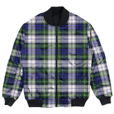 Clan Gordon Dress Modern Tartan Bomber Jacket IN34 Gordon Dress Modern Tartan Tartan Bomber Jacket