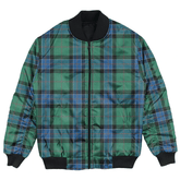 Clan Sinclair Hunting Ancient Tartan Bomber Jacket HV60 Sinclair Hunting Ancient Tartan Tartan Bomber Jacket
