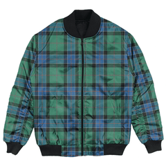 Clan Sinclair Hunting Ancient Tartan Bomber Jacket HV60 Sinclair Hunting Ancient Tartan Tartan Bomber Jacket