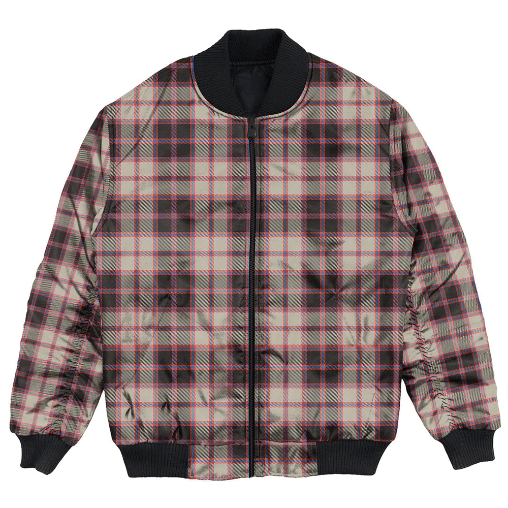Clan MacPherson Hunting Ancient Tartan Bomber Jacket RZ73 MacPherson Hunting Ancient Tartan Tartan Bomber Jacket