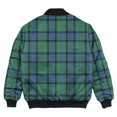 Clan Sinclair Hunting Ancient Tartan Bomber Jacket HV60 Sinclair Hunting Ancient Tartan Tartan Bomber Jacket