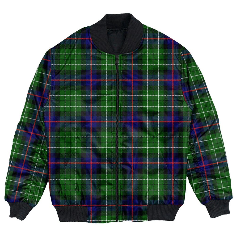 Clan Leslie Hunting Tartan Bomber Jacket OZ85 Leslie Hunting Tartan Tartan Bomber Jacket
