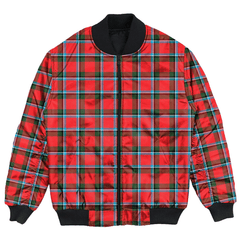 Clan Sinclair Modern Tartan Bomber Jacket UA82 Sinclair Modern Tartan Tartan Bomber Jacket