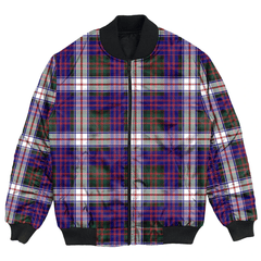 Clan MacDonald Dress Modern Tartan Bomber Jacket TZ67 MacDonald Dress Modern Tartan Tartan Bomber Jacket