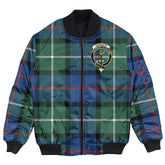 Clan Davidson of Tulloch Tartan Crest Bomber Jacket XV78 Davidson of Tulloch Tartan Tartan Bomber Jacket