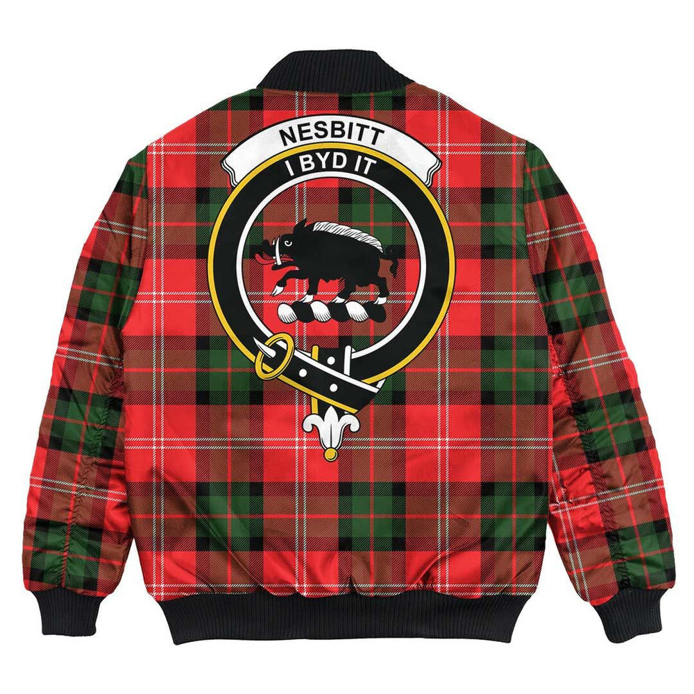Clan Nesbitt Modern Tartan Crest Bomber Jacket JK29 Nesbitt Modern Tartan Tartan Bomber Jacket